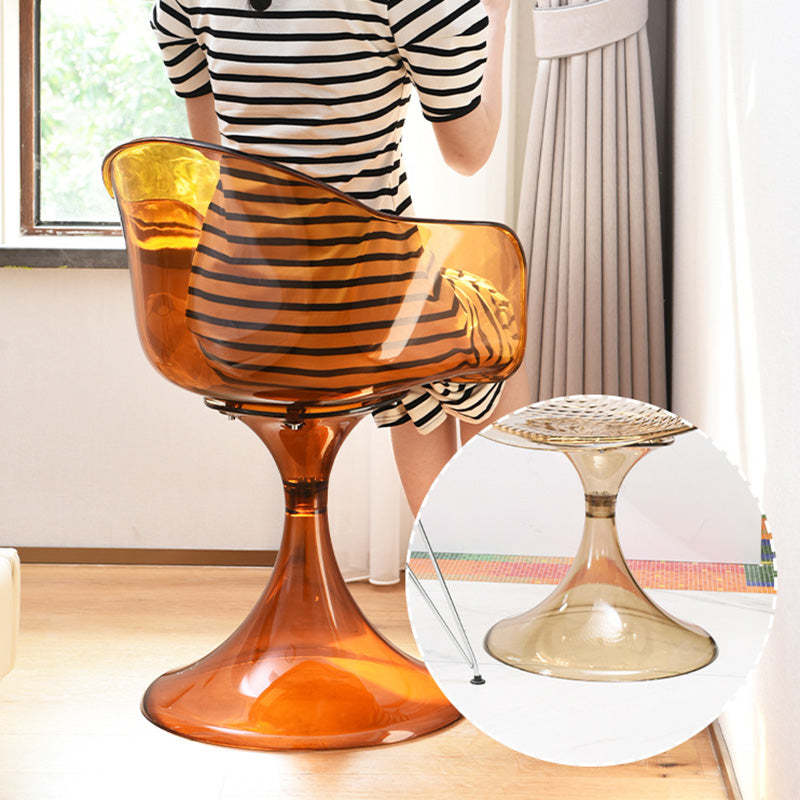 Nordic Acrylic Arc Dining Chair