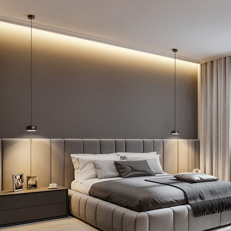 Nordic Dome Aluminum Retractable LED Pendant