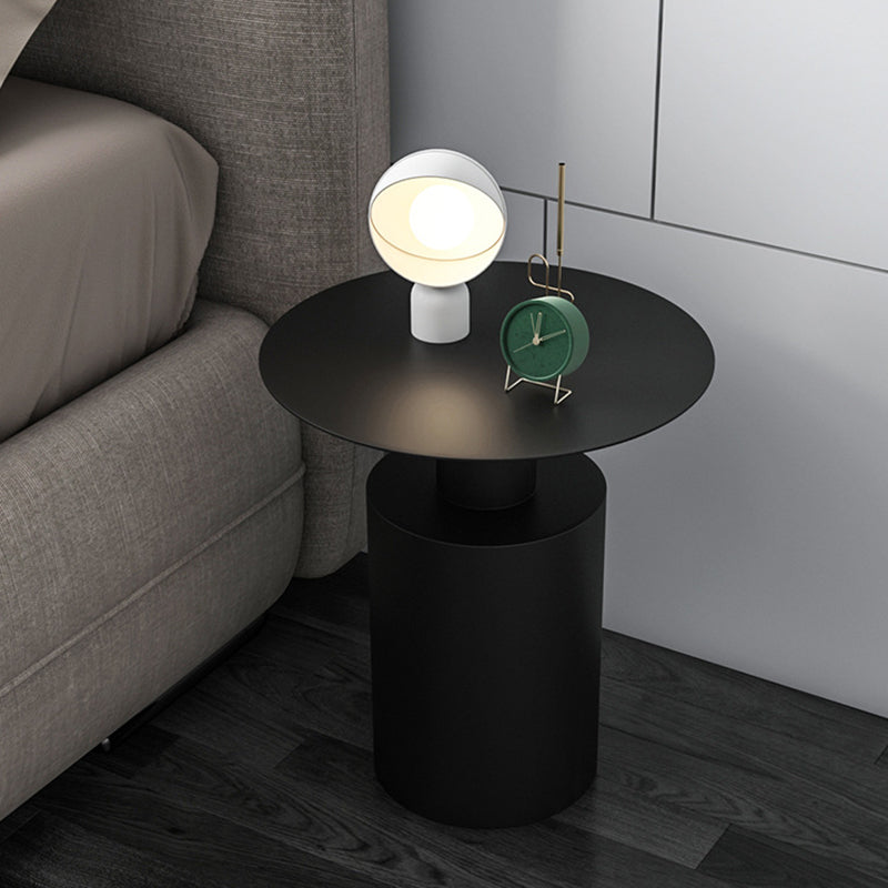 Minimalist Cylinder Iron Bedside Nightstand
