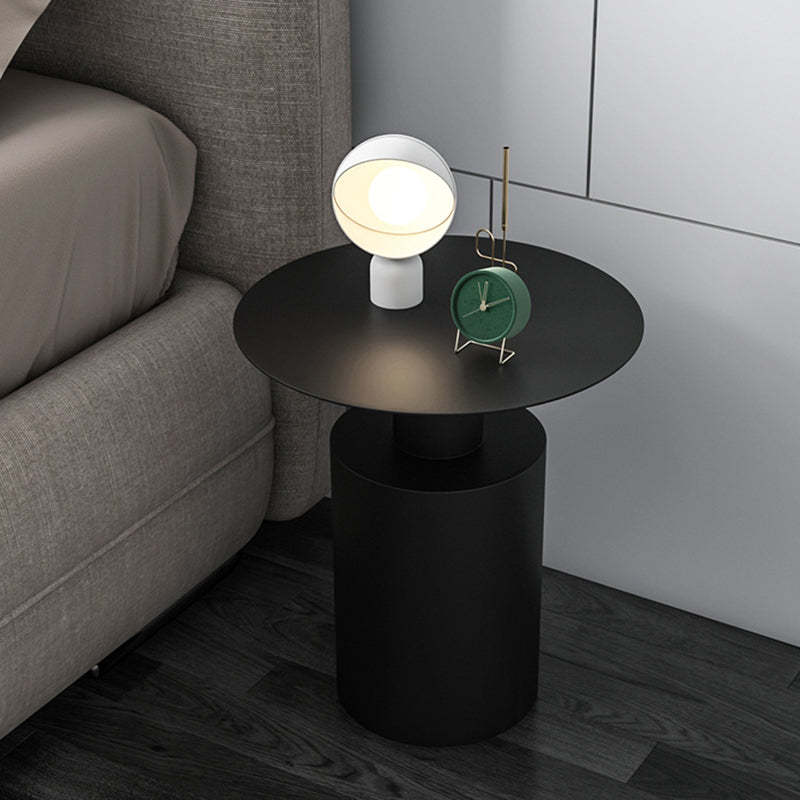 Minimalist Cylinder Iron Bedside Nightstand