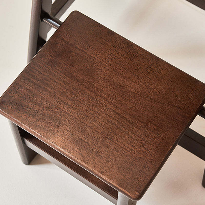 Minimalist Wooden Backless Bar Stool