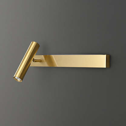 Modern Luxury Rectangle Copper LED Sconce — Small - Right / Black - 110V-120V For US/CA / Warm Light (3000K)