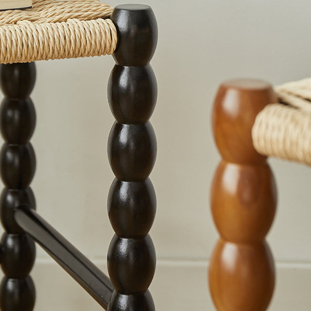 Vintage Wood Kraft Rope Coffee Table