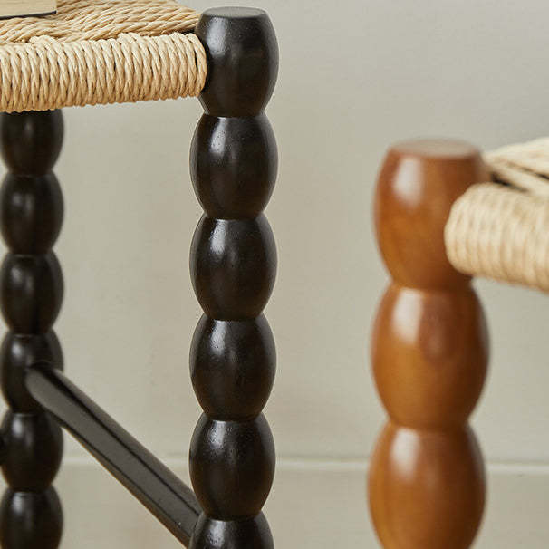 Vintage Wood Kraft Rope Coffee Table