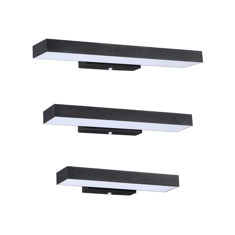 Minimalist Rectangular LED Sensor Outdoor Wall Sconce