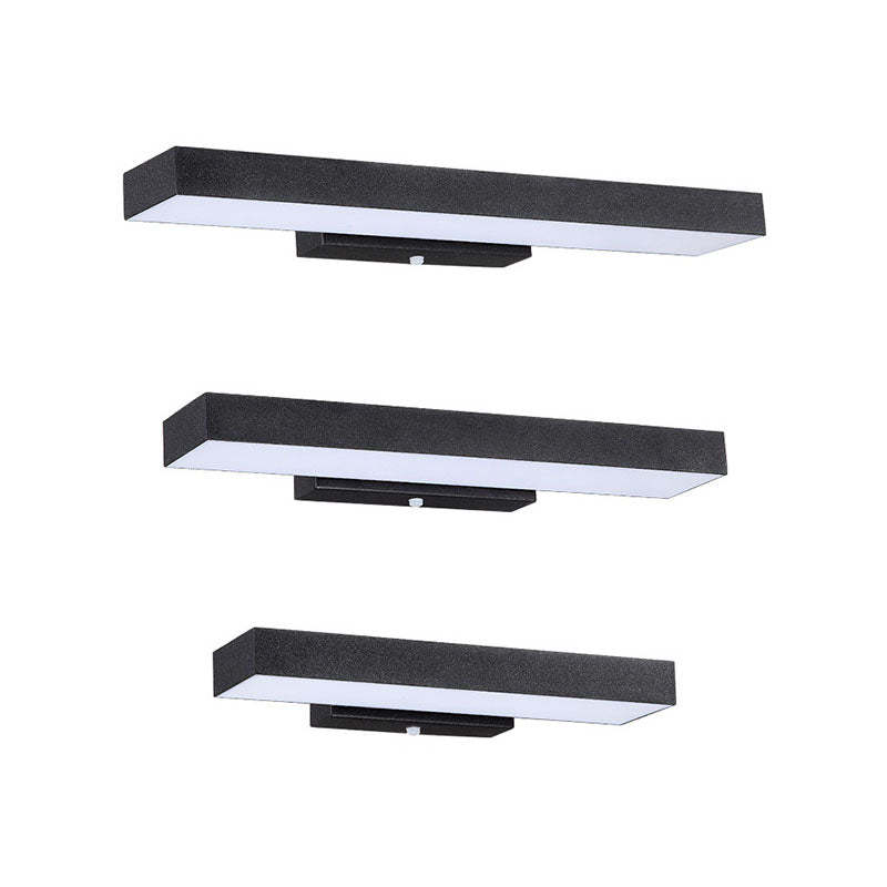 Minimalist Rectangular LED Sensor Outdoor Wall Sconce