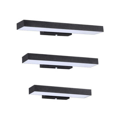 Minimalist Rectangular LED Sensor Outdoor Wall Sconce