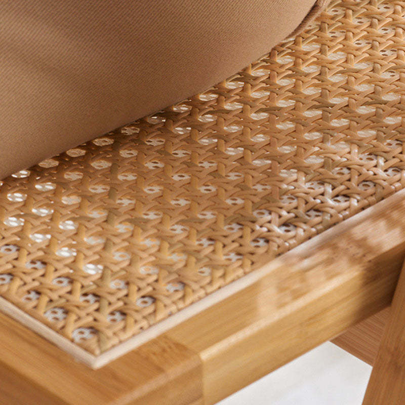 Minimalist Foldable Rattan Wood Dining Chair