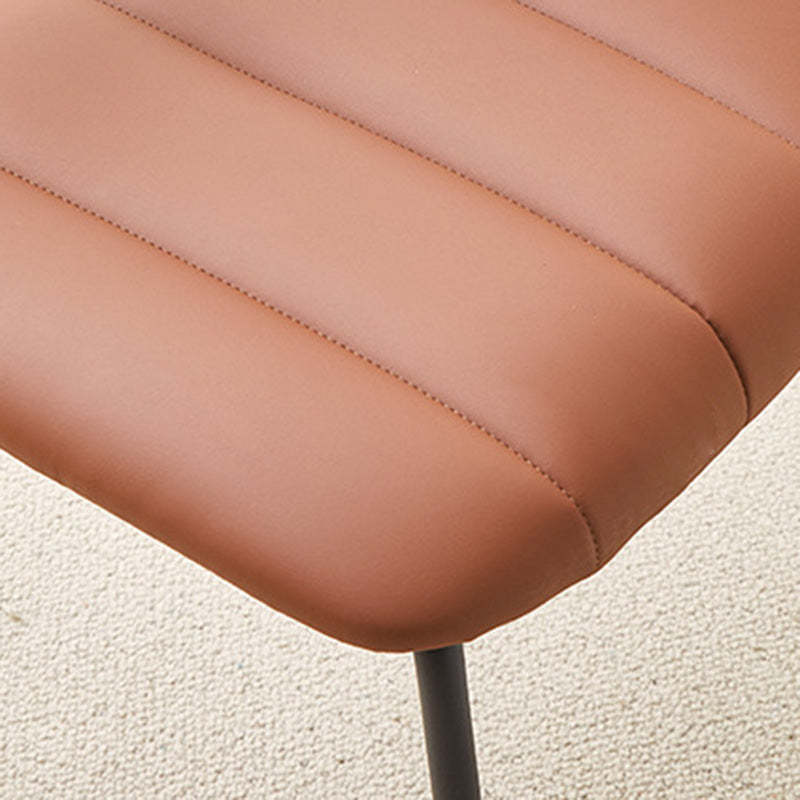 Contemporary PU Leather Steel Dining Chair