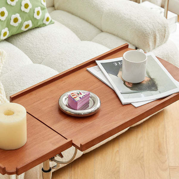 Minimalist Solid Wood Reversible Rectangular End Table