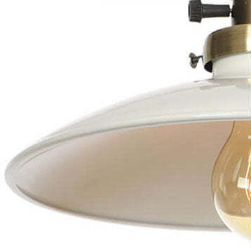 Industrial Iron Multicolor Bowl Pendant Light — B / Black / 110V-120V For US/CA