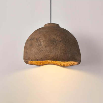 Nordic Rough Rock Semicircular Pendant Light