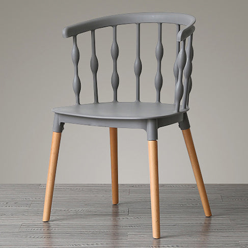 Contemporary Vertical Strip Beechwood Chair