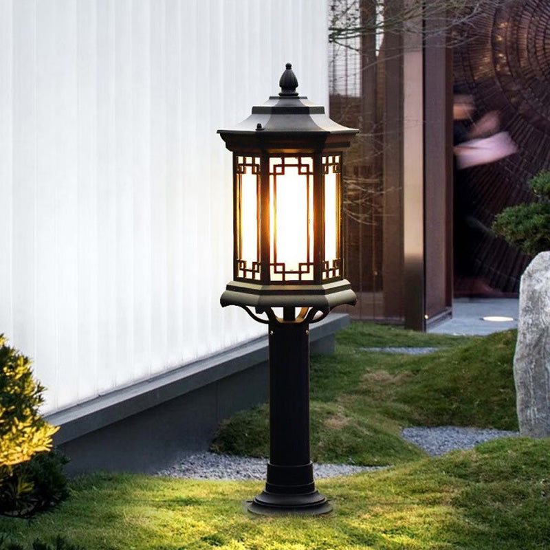 Chinese Solar Aluminum Glass Cylinder LED Landscape Light