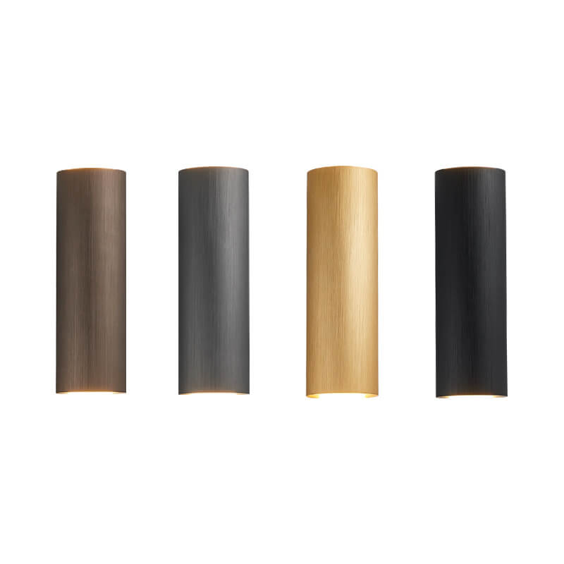 Minimalist Aluminum Cylindrical LED Sconce