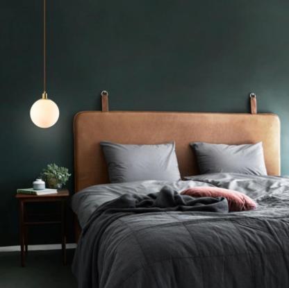 Nordic Minimalist Milky Glass Ball Pendant Light