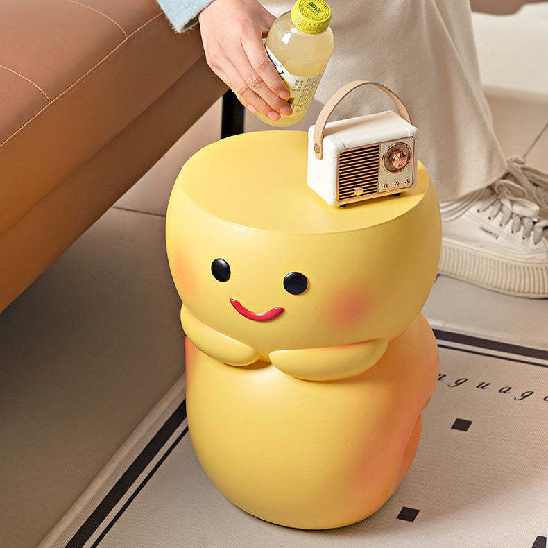 Fruit Design Resin End Table