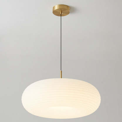 Modern Cream Apple Copper LED Pendant Light