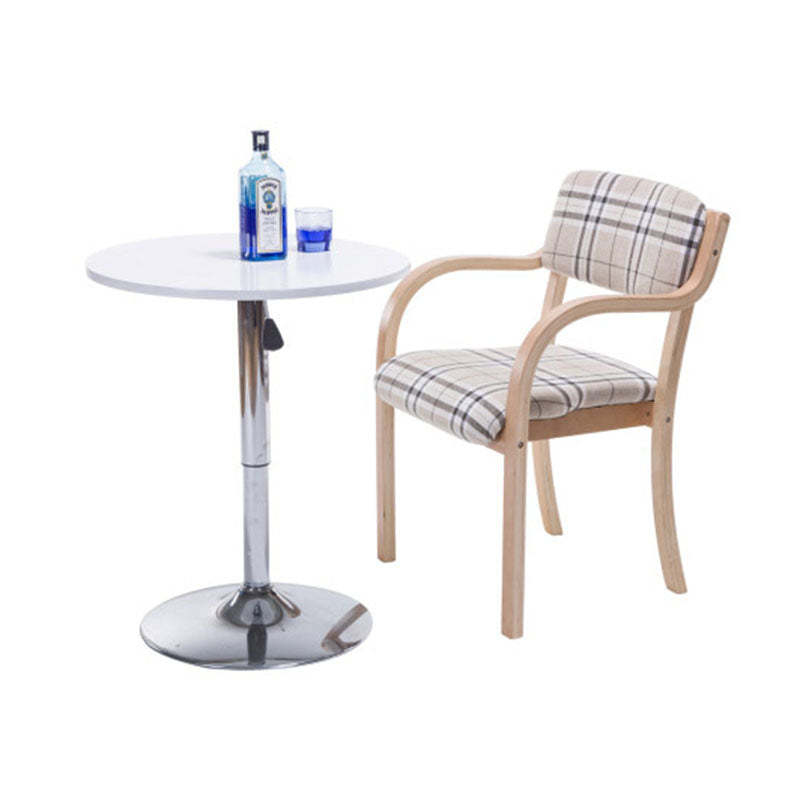 Nordic Wood Fabric Leather Velvet Dining Chair