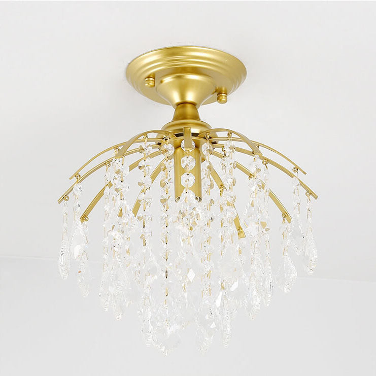 Scandinavian Iron Round 1-Light Ceiling Light