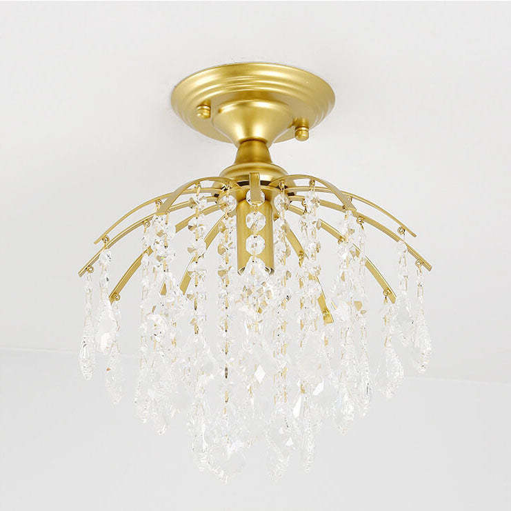 Scandinavian Iron Round 1-Light Ceiling Light