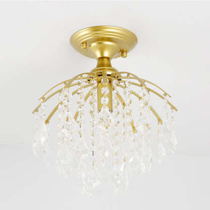 Scandinavian Iron Round 1-Light Ceiling Light