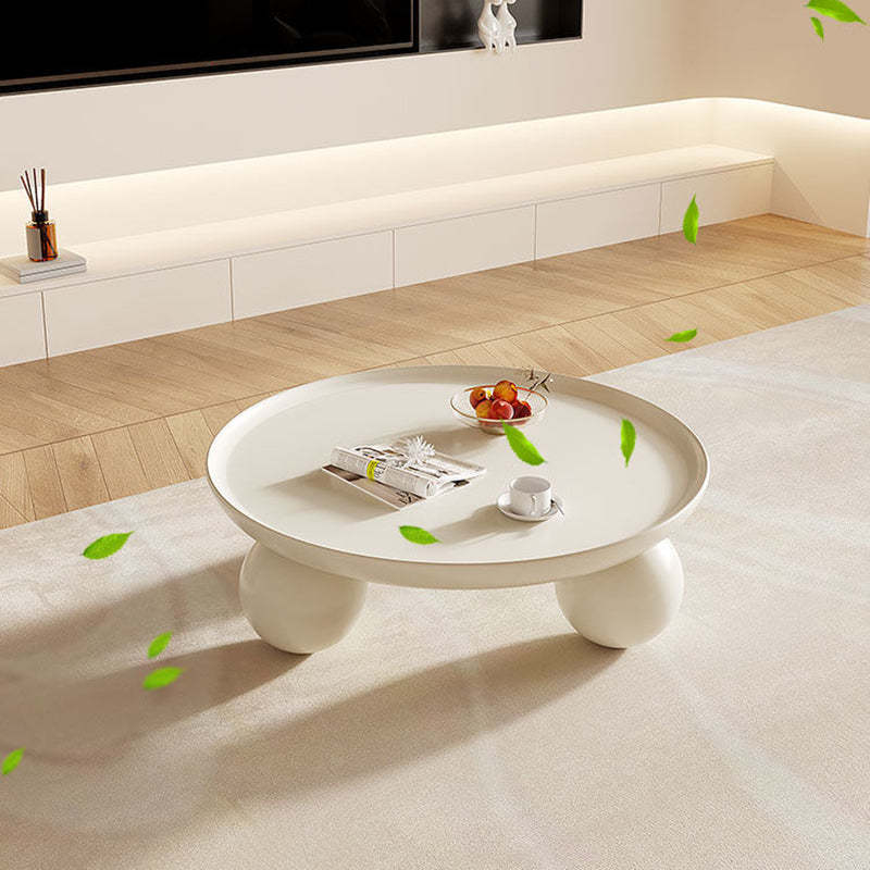 Contemporary Disc Orb Metal Coffee Table