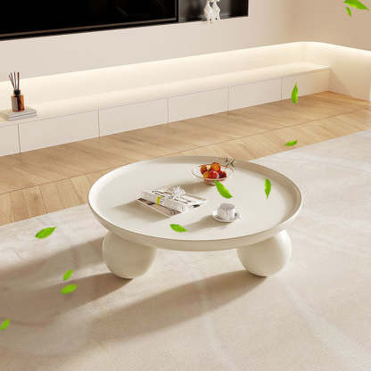 Contemporary Disc Orb Metal Coffee Table