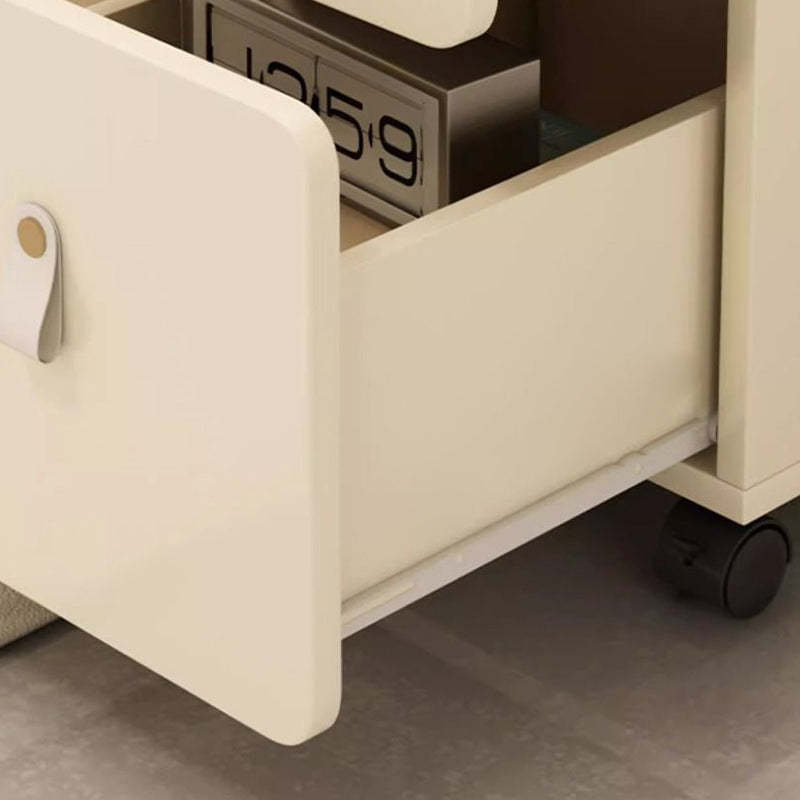 Contemporary Wood 2-Drawer End Table