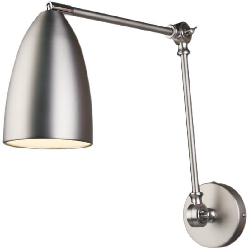 Retro Industrial Swing Arm Retractable Iron Wall Sconce