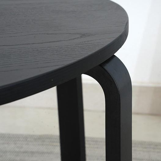 Bend Round Wood Coffee Table
