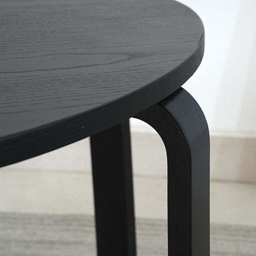 Bend Round Wood Coffee Table