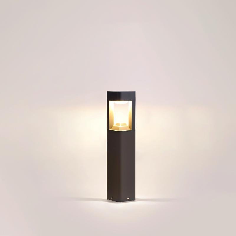Creative Aluminum Waterproof Black Modern Pathway Lights Outdoor Light-Lighom