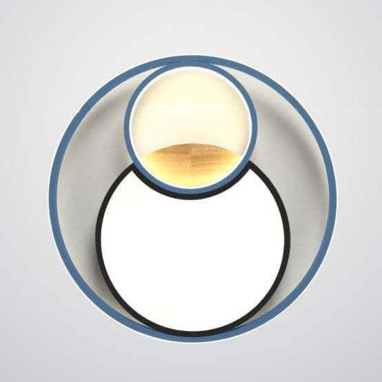 Nordic Color Mix Circles LED Flush Mount Light