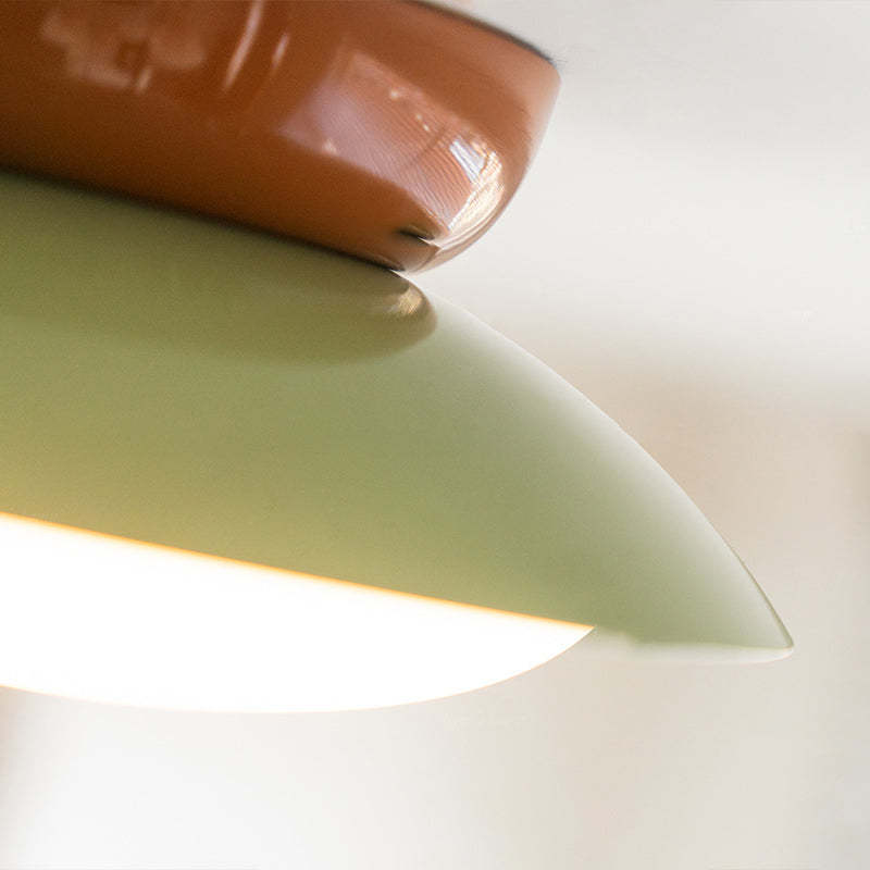 Scandinavian Macaron Semicircle Ceiling Light