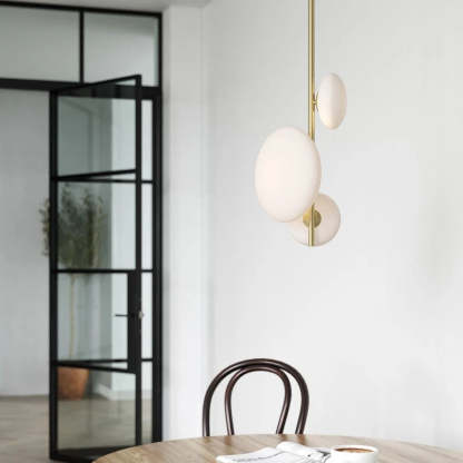 Minimalist Brass Glass Ball Chandelier — 110V-120V For US/CA