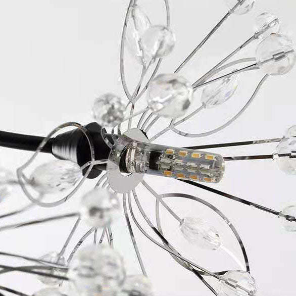 Transitional Crystal Dandelion Branch Chandelier