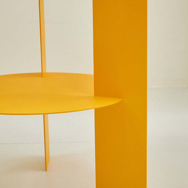Minimalist Round Iron Coffee Table