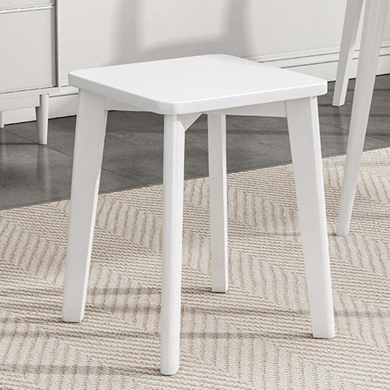 Lighom low stackable wood low stools for kitchen