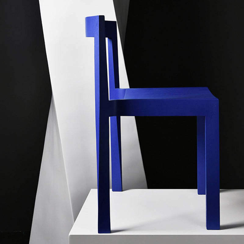 Minimalist Rectangular Wood Chair