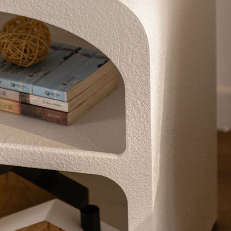 Minimalist Rounded Density Panel Nightstand
