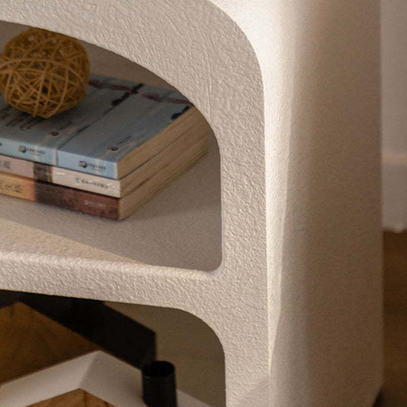 Minimalist Rounded Density Panel Nightstand
