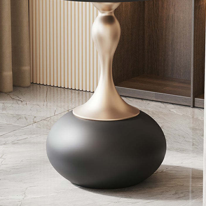 Modern Luxury Gourd Steel Ceramic Coffee Table