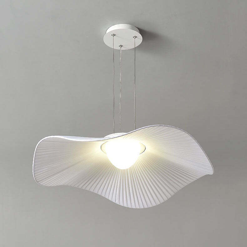 Modern Cloth Lotus Leaf LED Ceiling Light