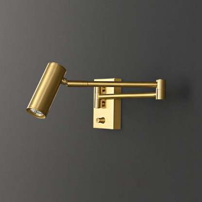 Nordic Copper Rotatable Reading LED Sconce