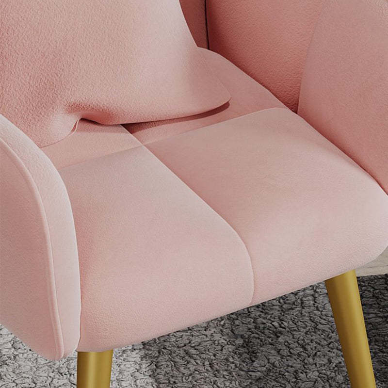 Minimalist Square Vanity Stool with Backrest