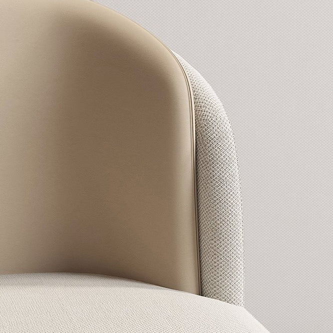 Nordic Fabric Leather Steel Dining Chair