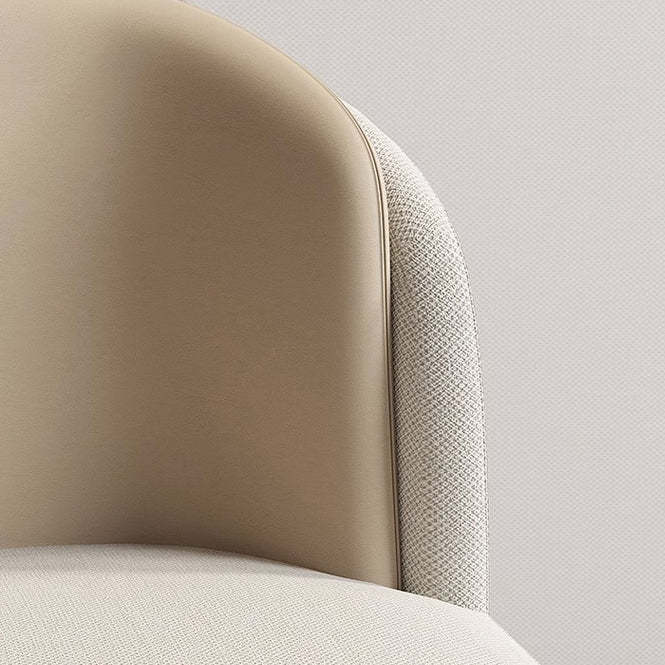 Nordic Fabric Leather Steel Dining Chair