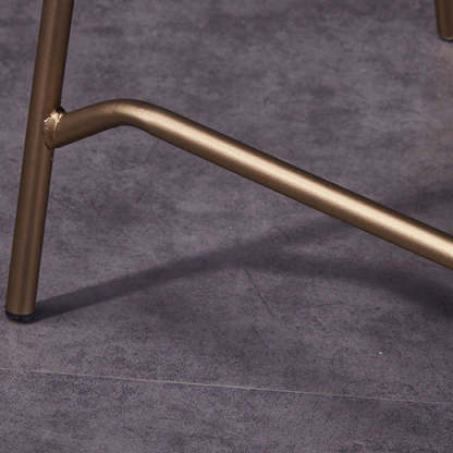 PU Leather Upholstered Metal Dining Chair