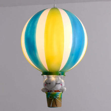 Scandinavian Hot Air Balloon Iron Acrylic Pendant Light